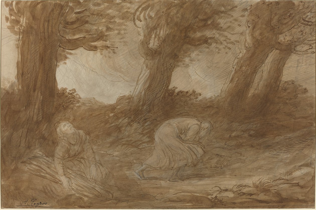 Donderslag [recto] door Alphonse Legros