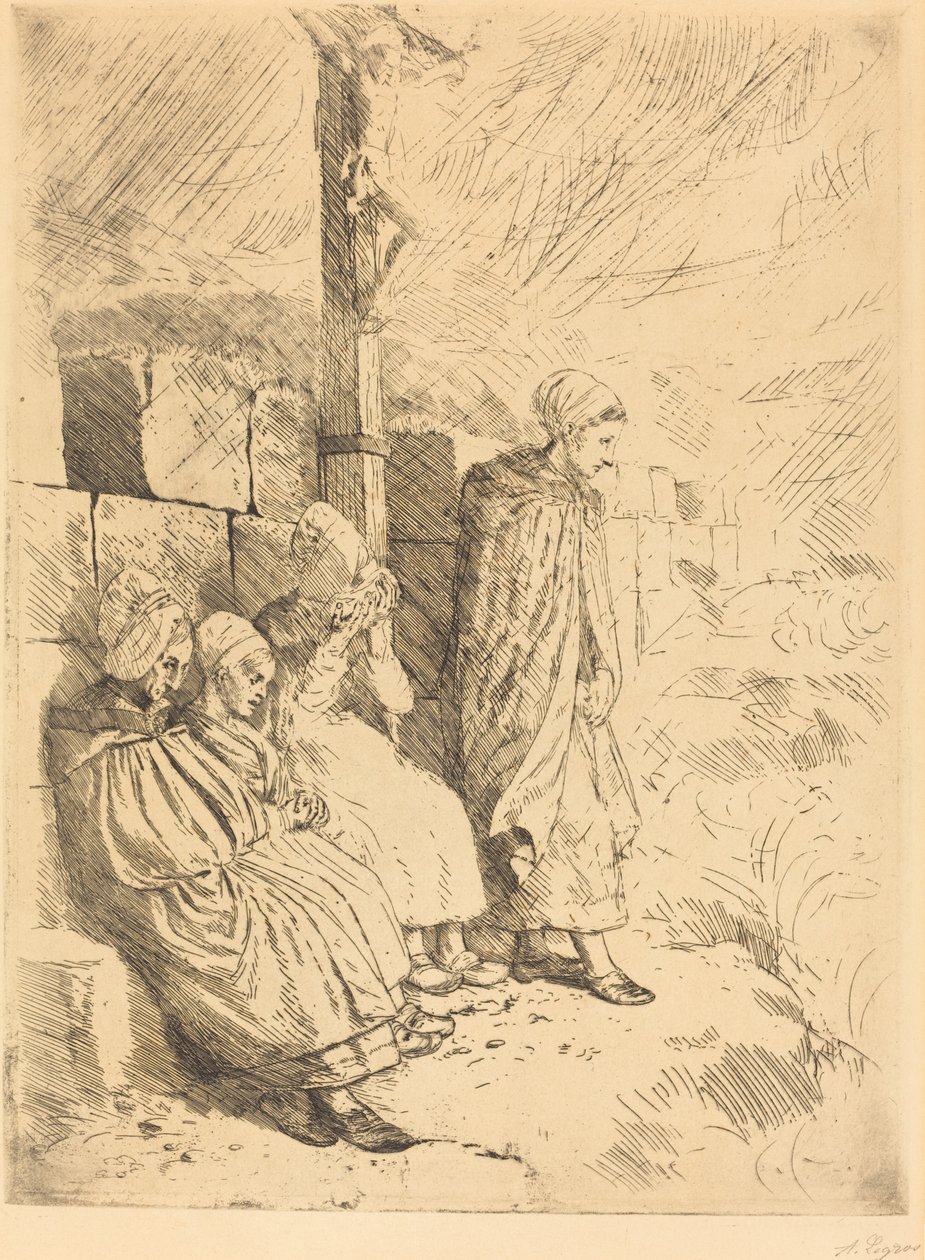 Vissersvrouwen door Alphonse Legros
