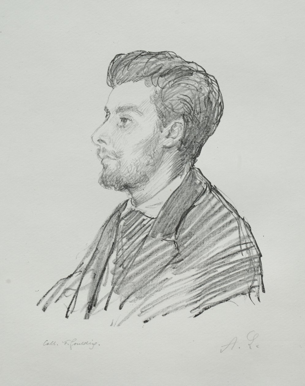 Frédéric Régamey door Alphonse Legros
