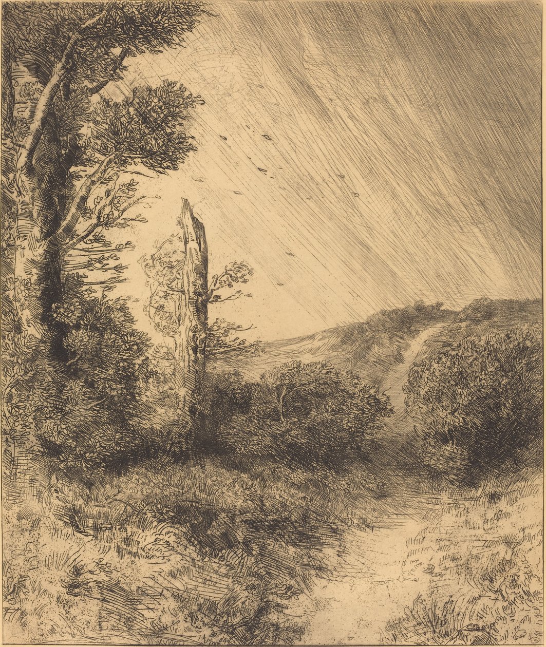 Windvlaag door Alphonse Legros