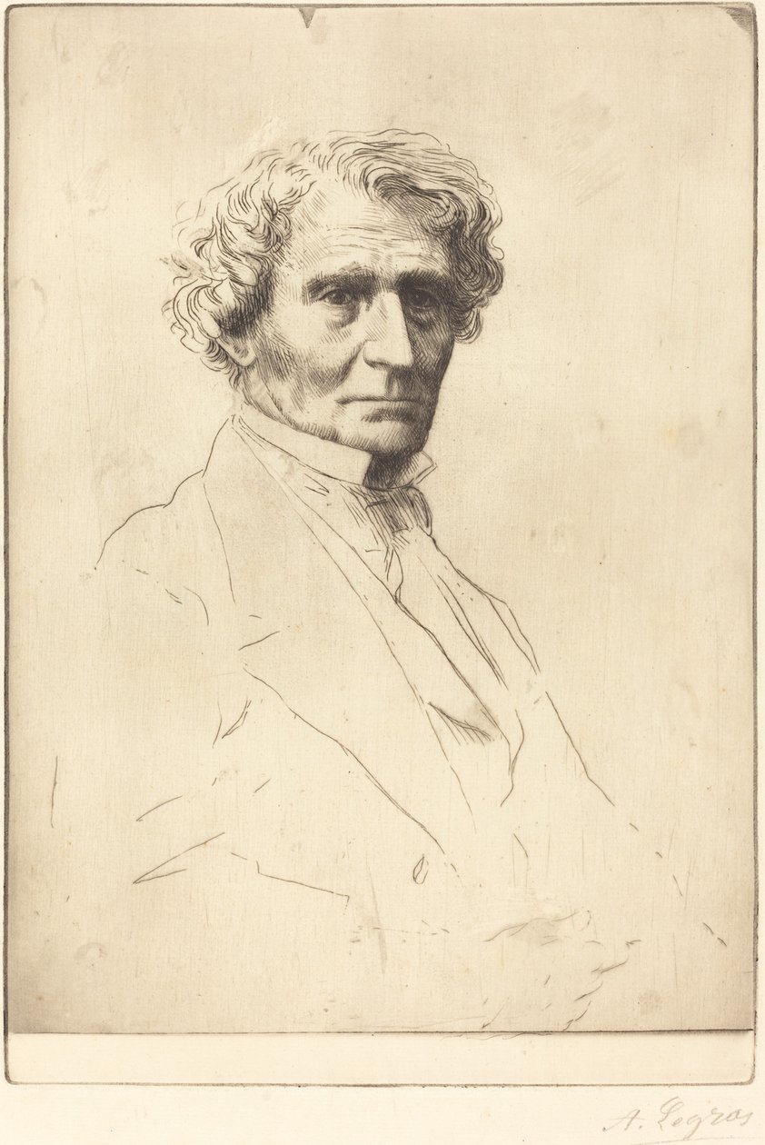 Hector Berlioz door Alphonse Legros