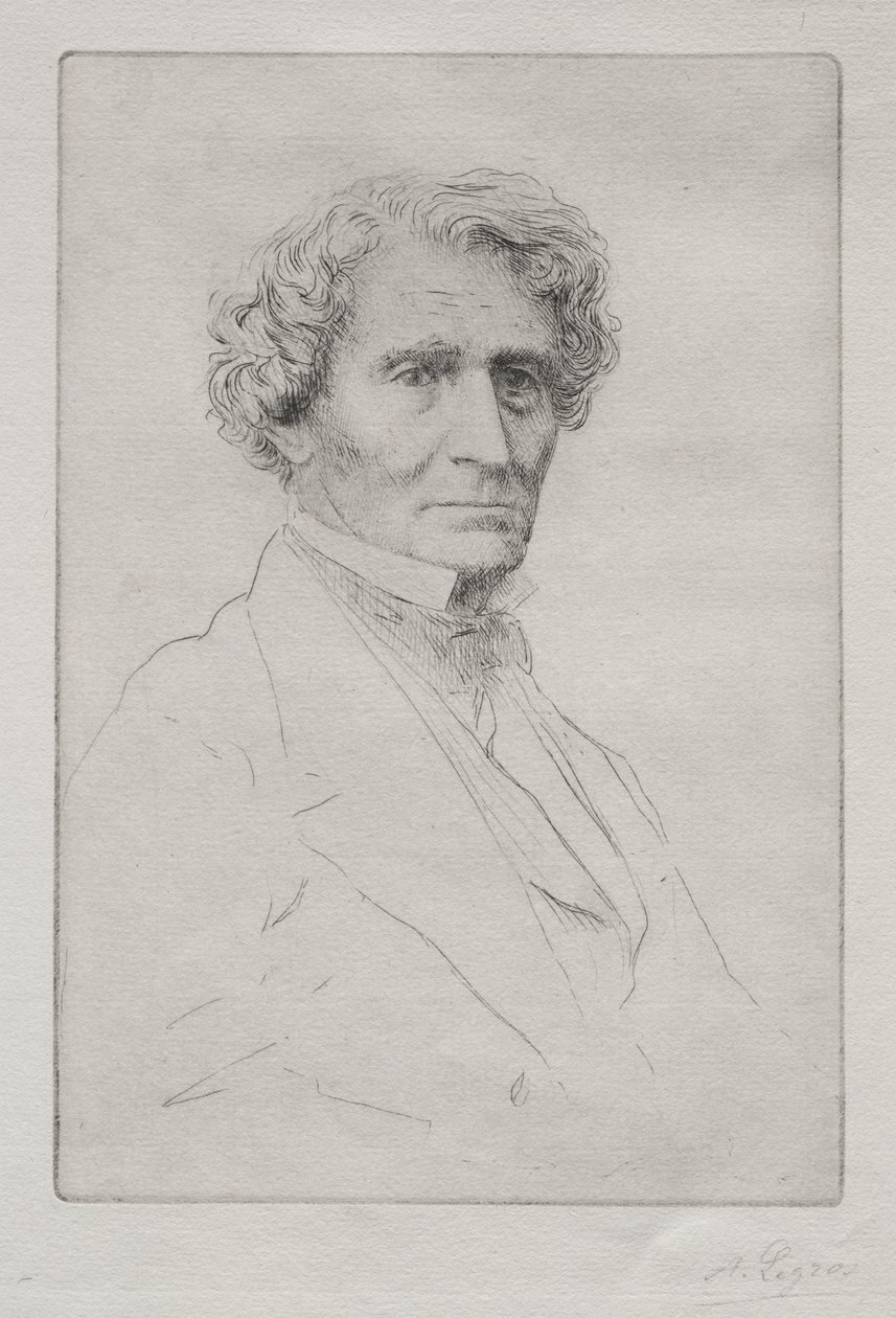 Hector Berlioz door Alphonse Legros