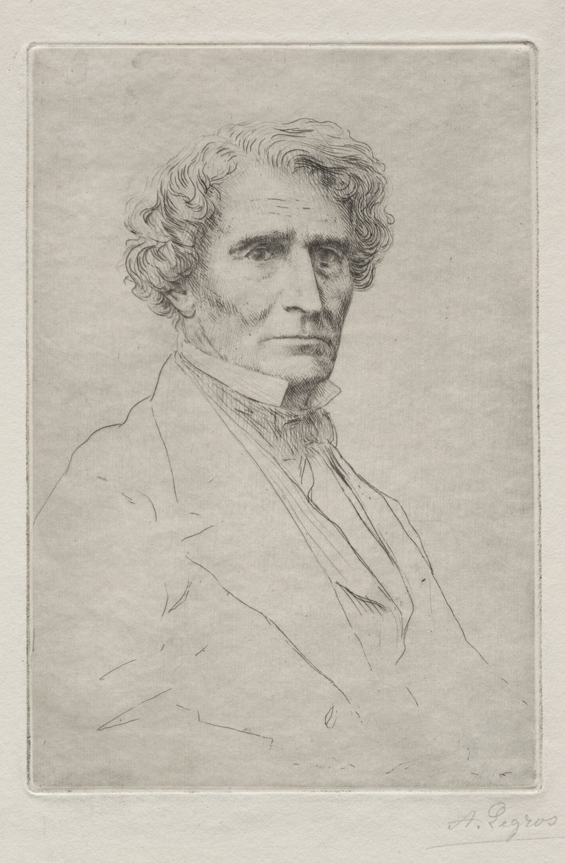Hector Berlioz door Alphonse Legros