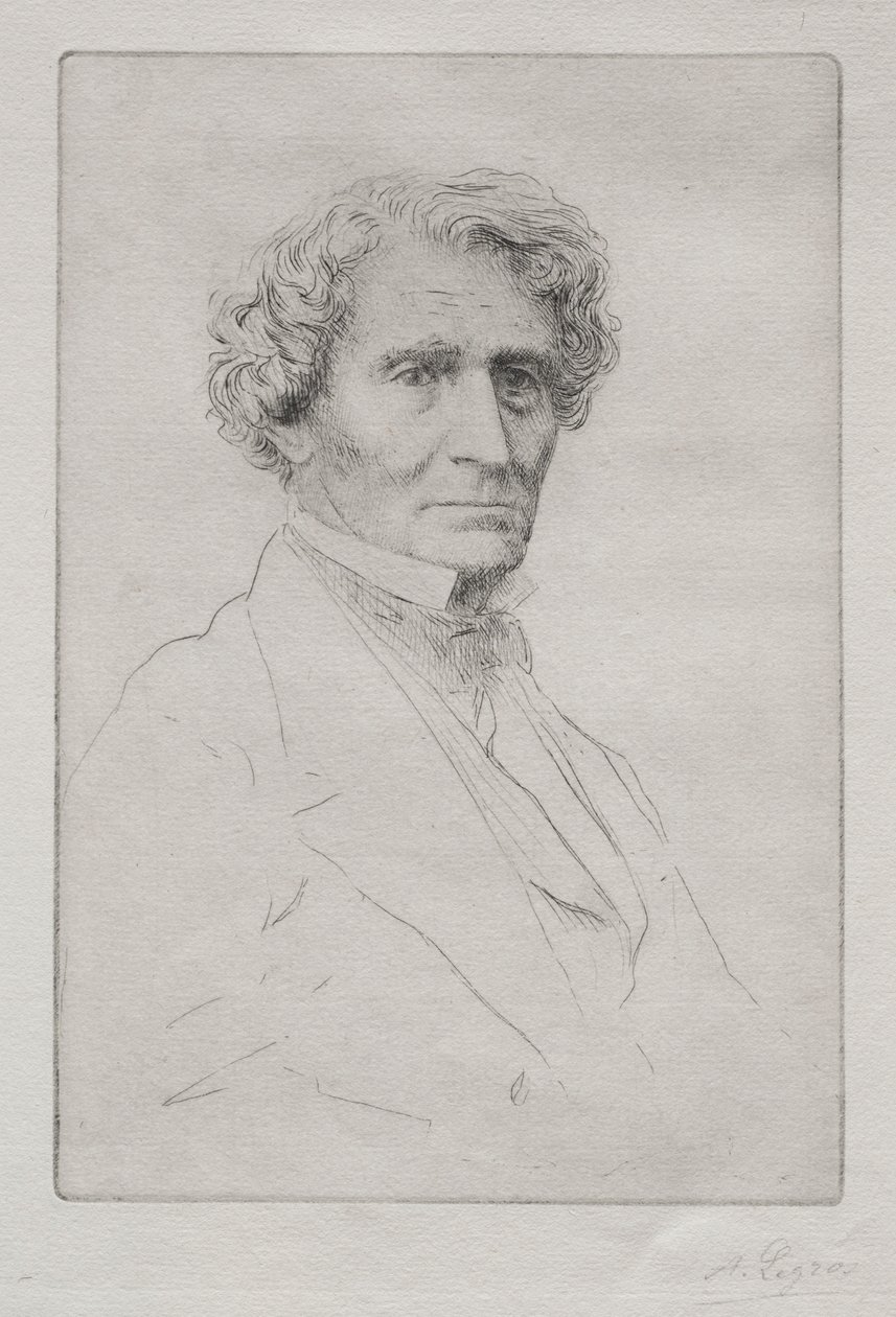 Hector Berlioz door Alphonse Legros