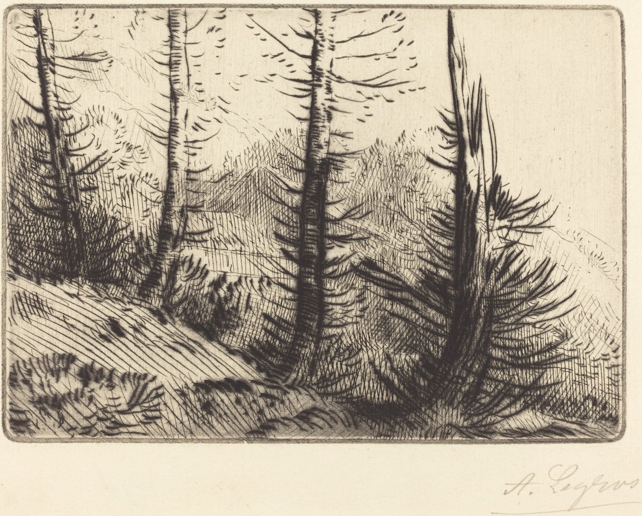 In de Pyreneeën door Alphonse Legros
