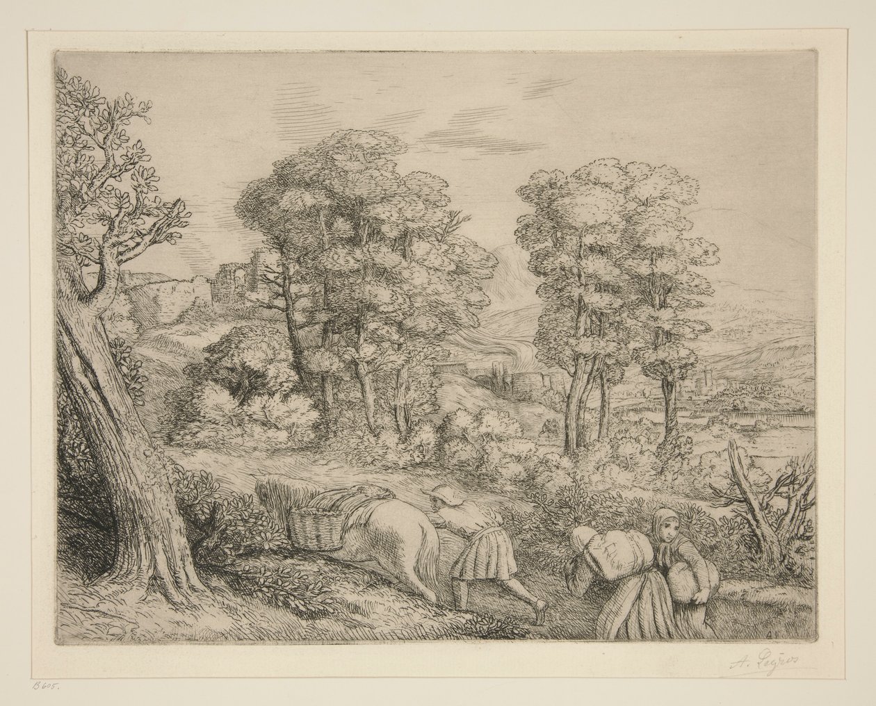 De Terugkeer naar de Boerderij door Alphonse Legros