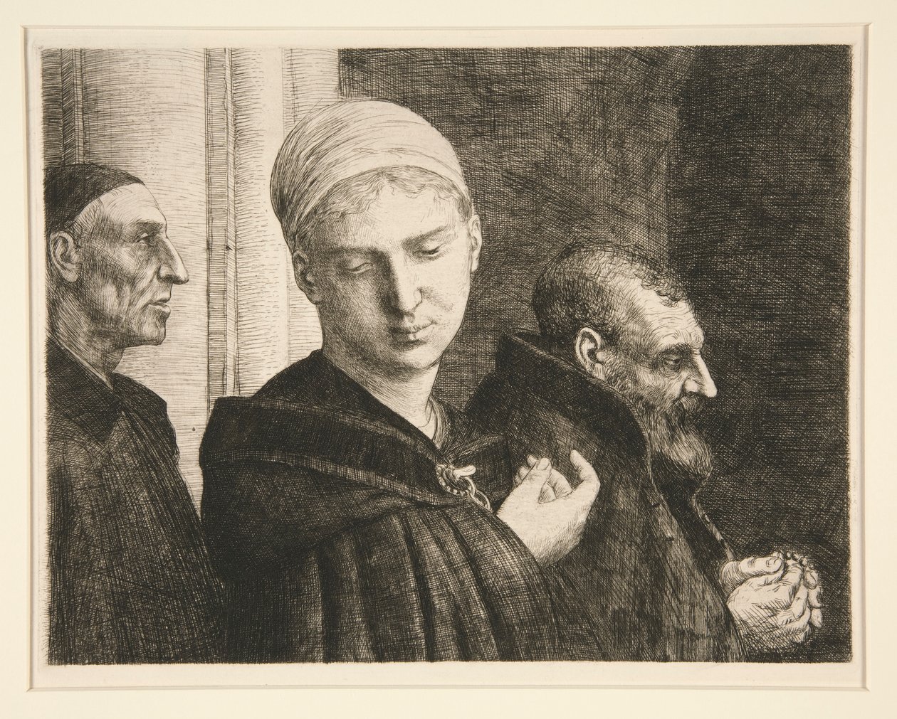 Le Bapteme (De Doop) door Alphonse Legros
