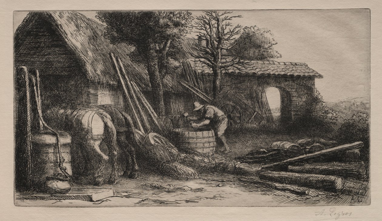 Le Tonnelier door Alphonse Legros