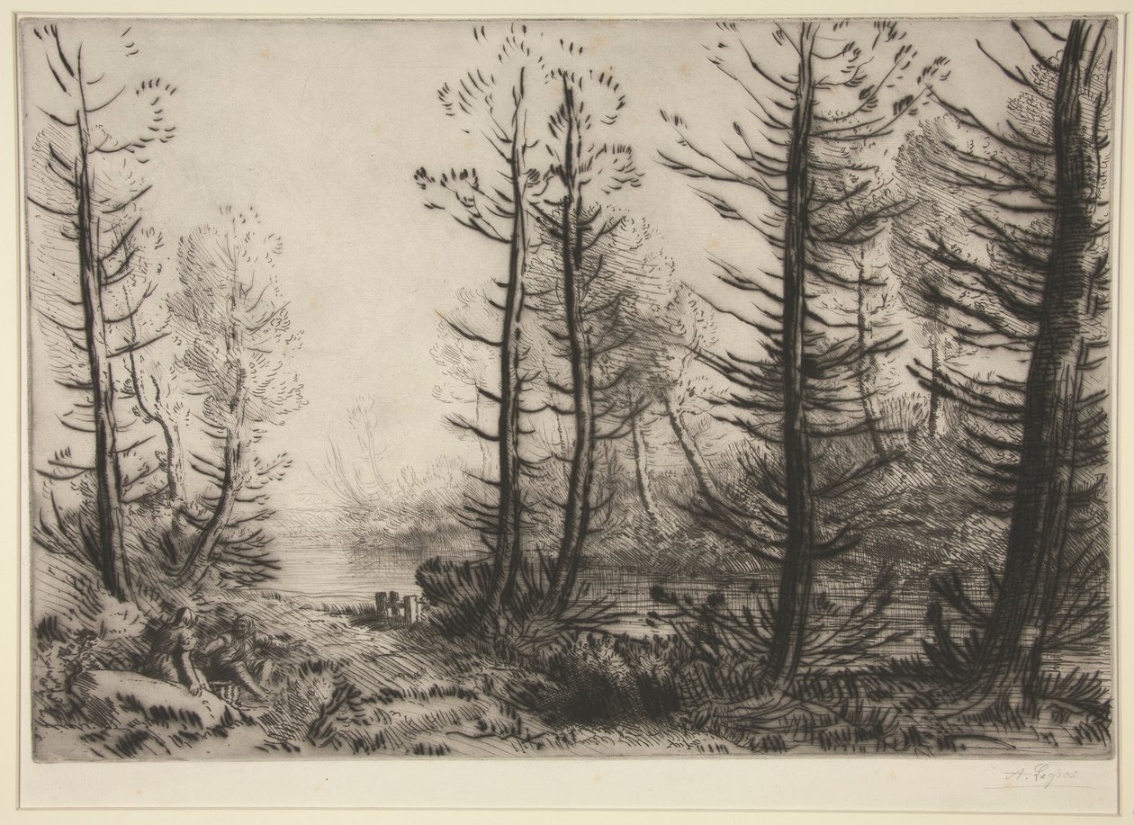 Het grote kanaal door Alphonse Legros