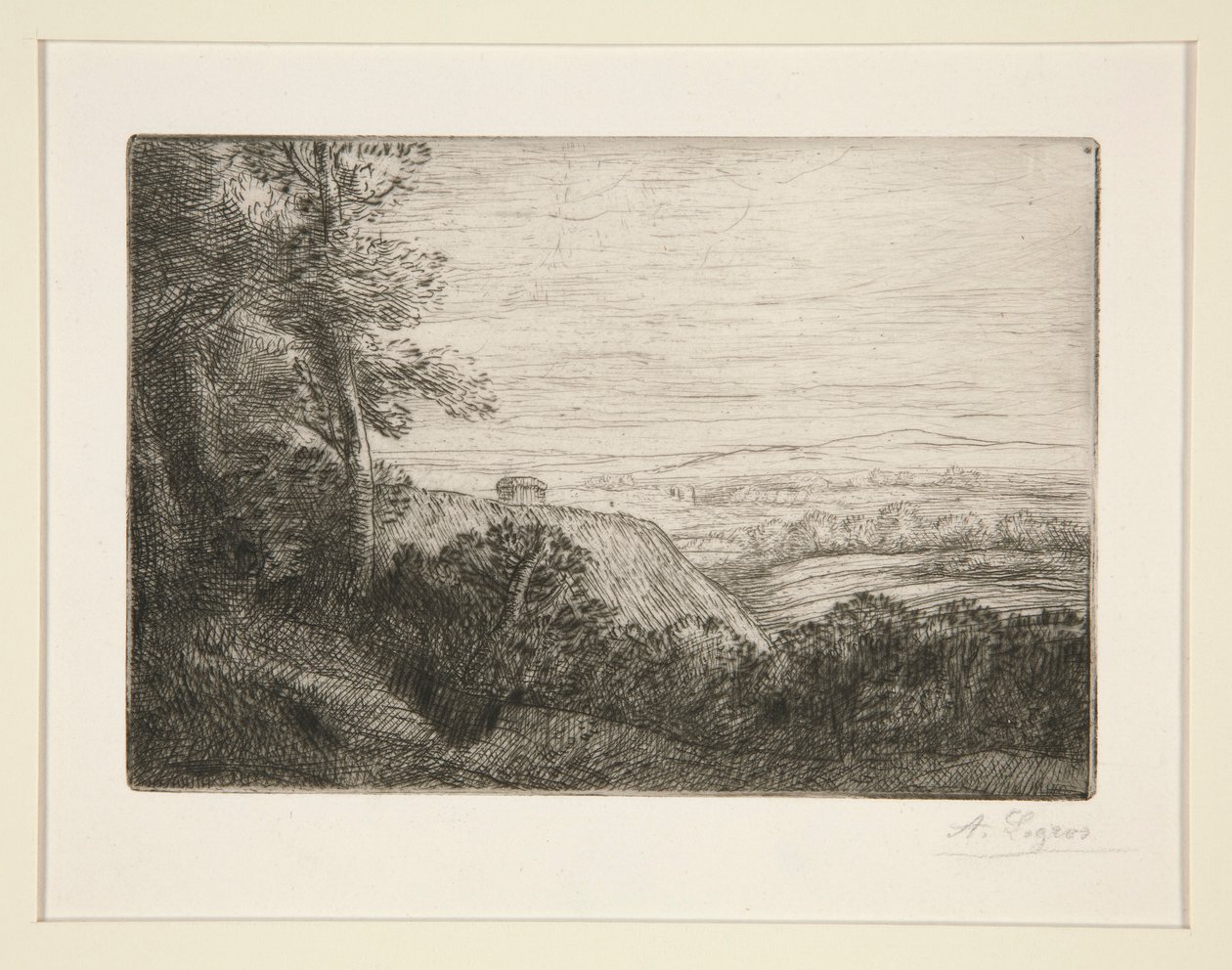 De laatste stralen door Alphonse Legros