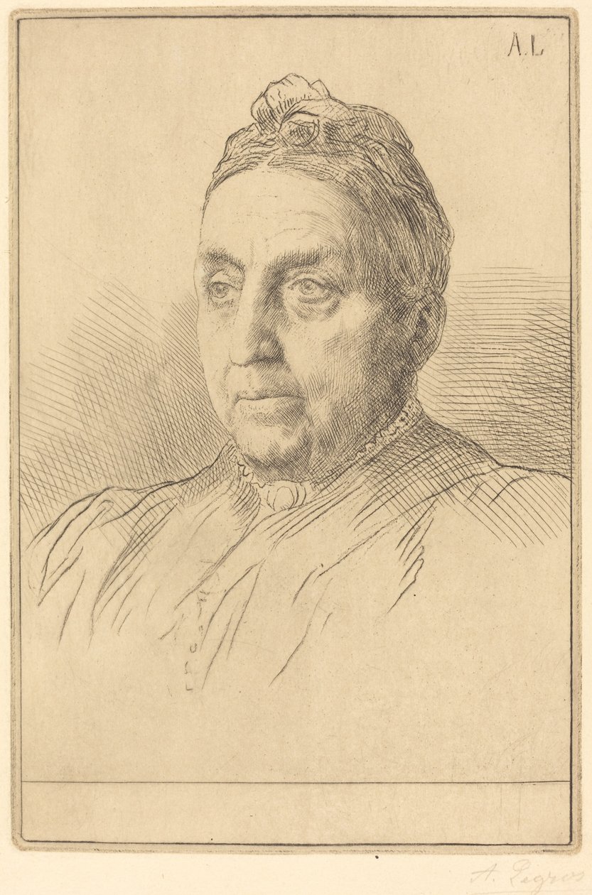 Mevrouw Kemp, 4e plaat door Alphonse Legros