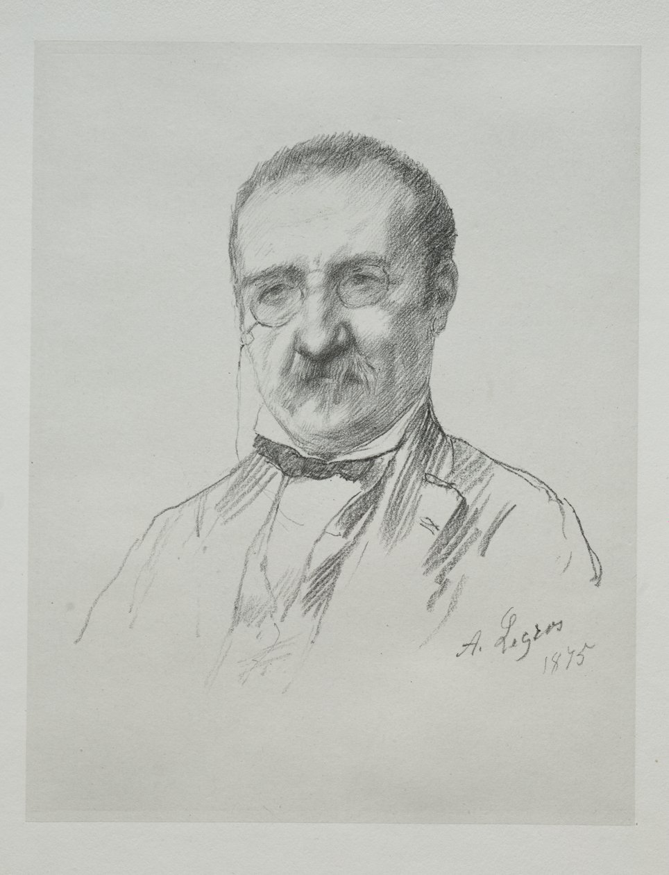 De Heer Champfleury door Alphonse Legros