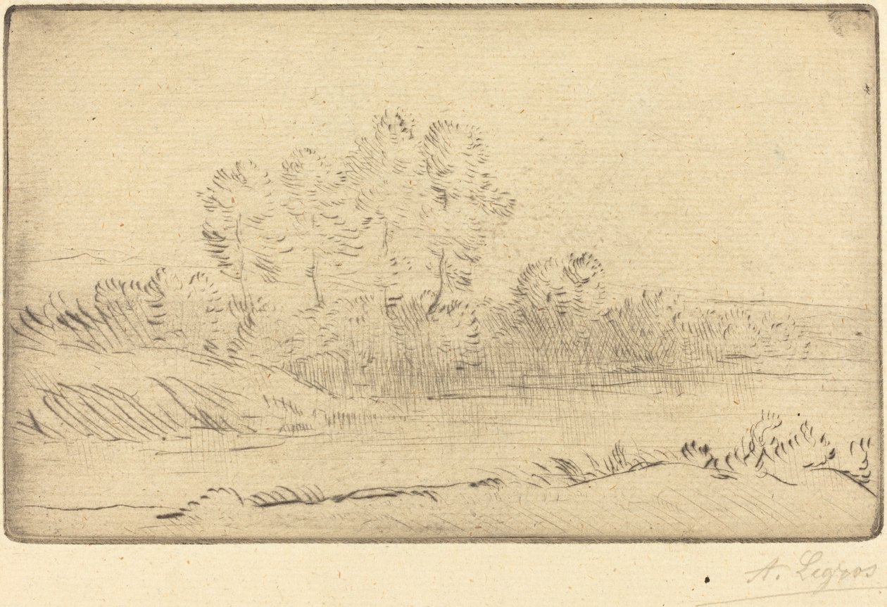 Bij Nordkerque door Alphonse Legros
