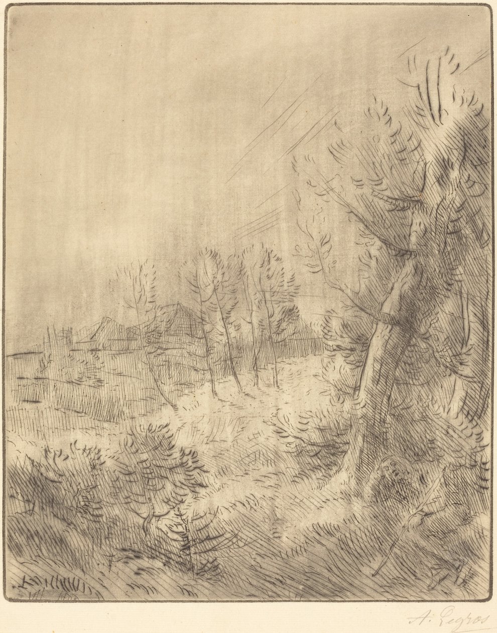 Oud Dorp Ville vieille door Alphonse Legros