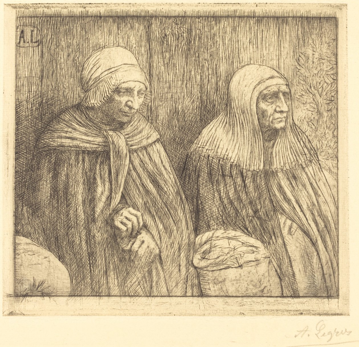 Boeren door Alphonse Legros