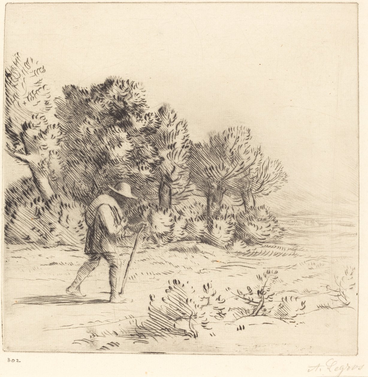 Marskramer (Le colporteur) door Alphonse Legros