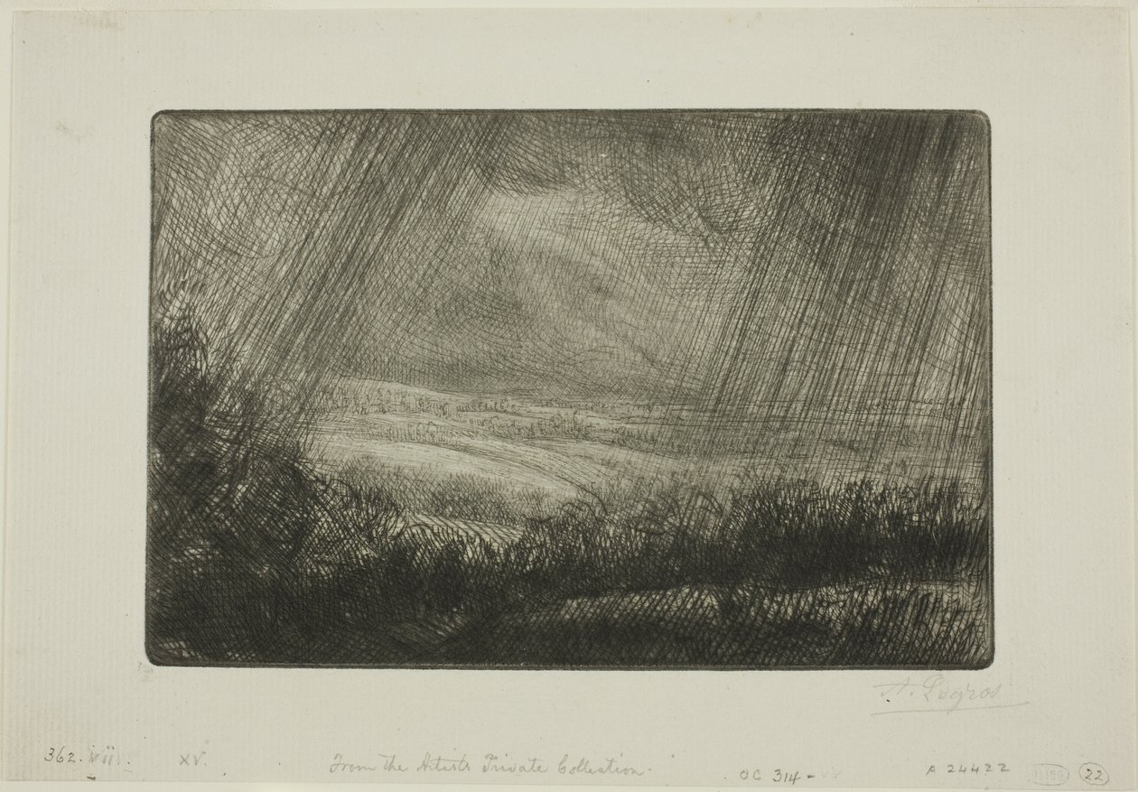 Vlak door Alphonse Legros