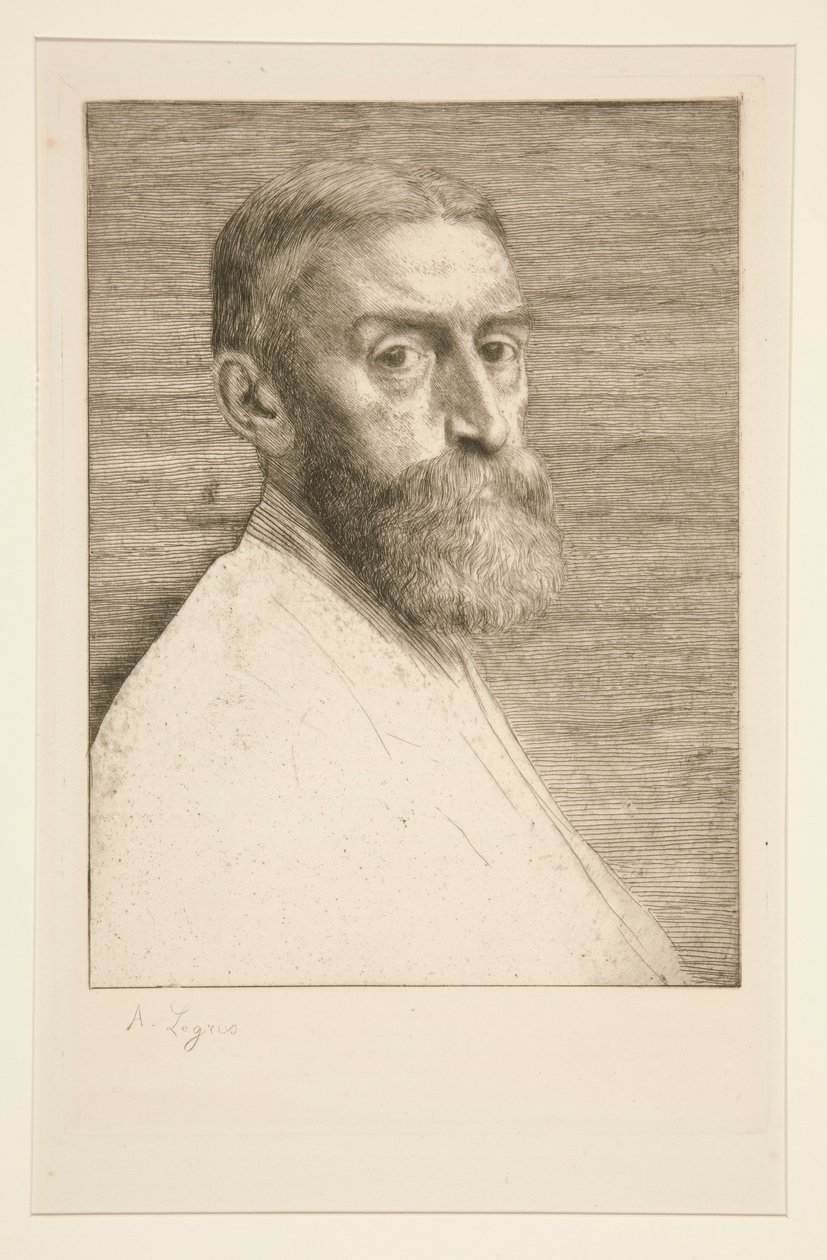 Portret van E.J. Poynter, Esq. door Alphonse Legros