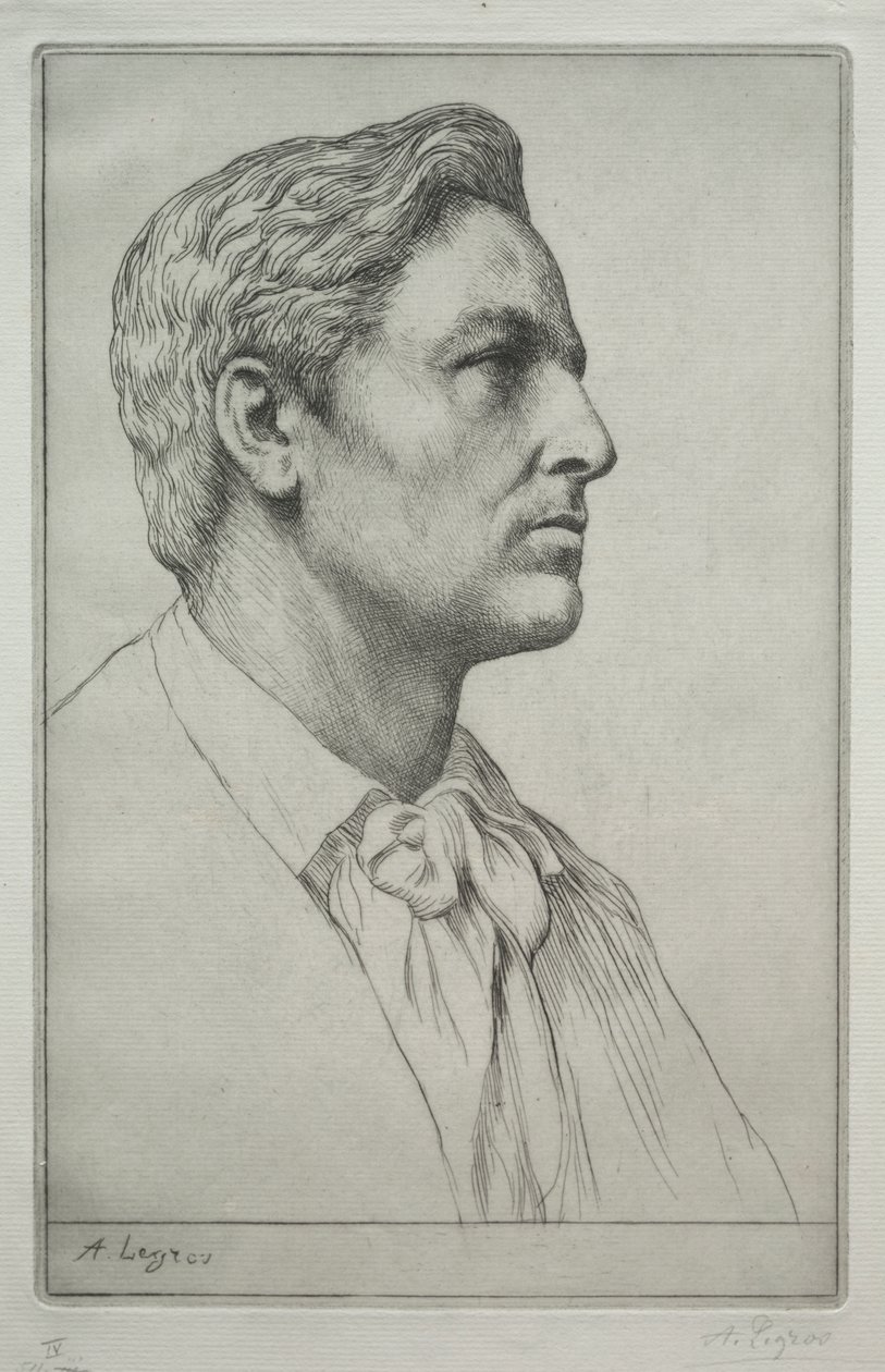 Portret van Sir Charles Holroyd door Alphonse Legros