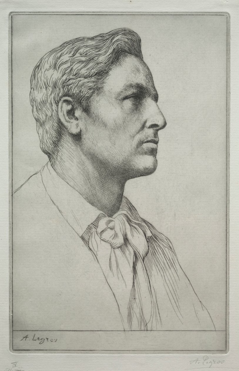 Portret van Sir Charles Holroyd door Alphonse Legros