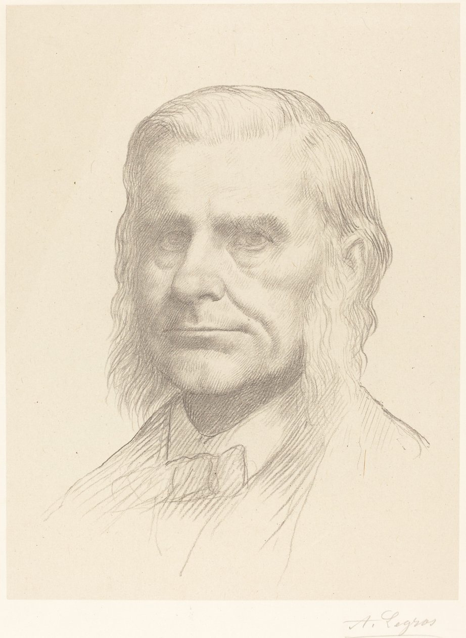 Professor Huxley, 2e plaat door Alphonse Legros