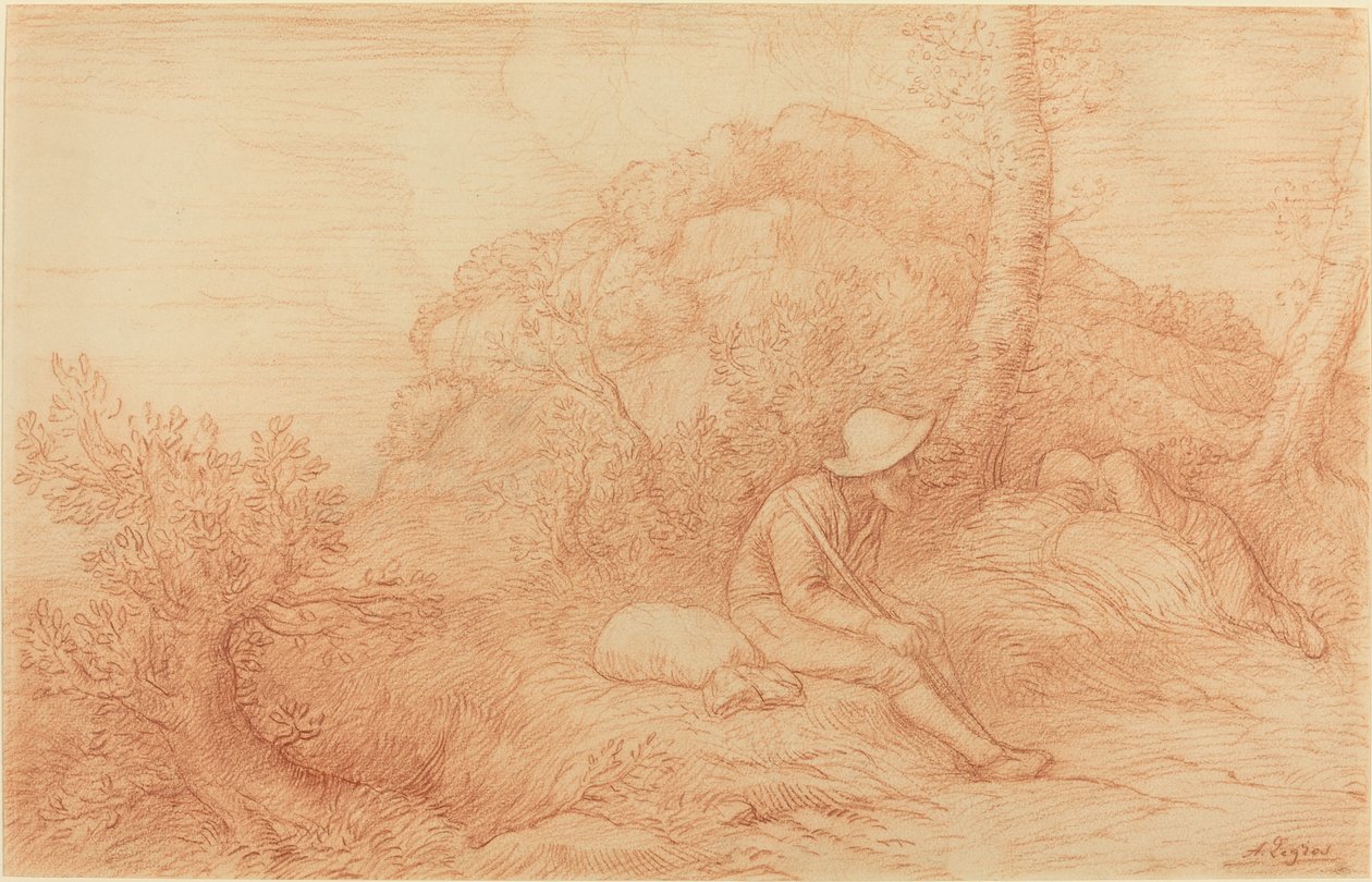 Rust door Alphonse Legros