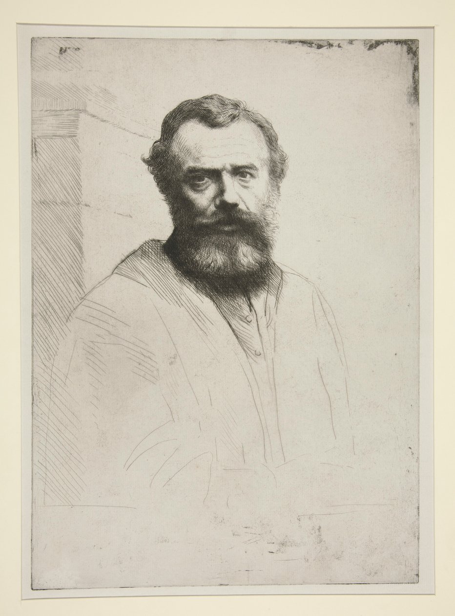 Zelfportret door Alphonse Legros