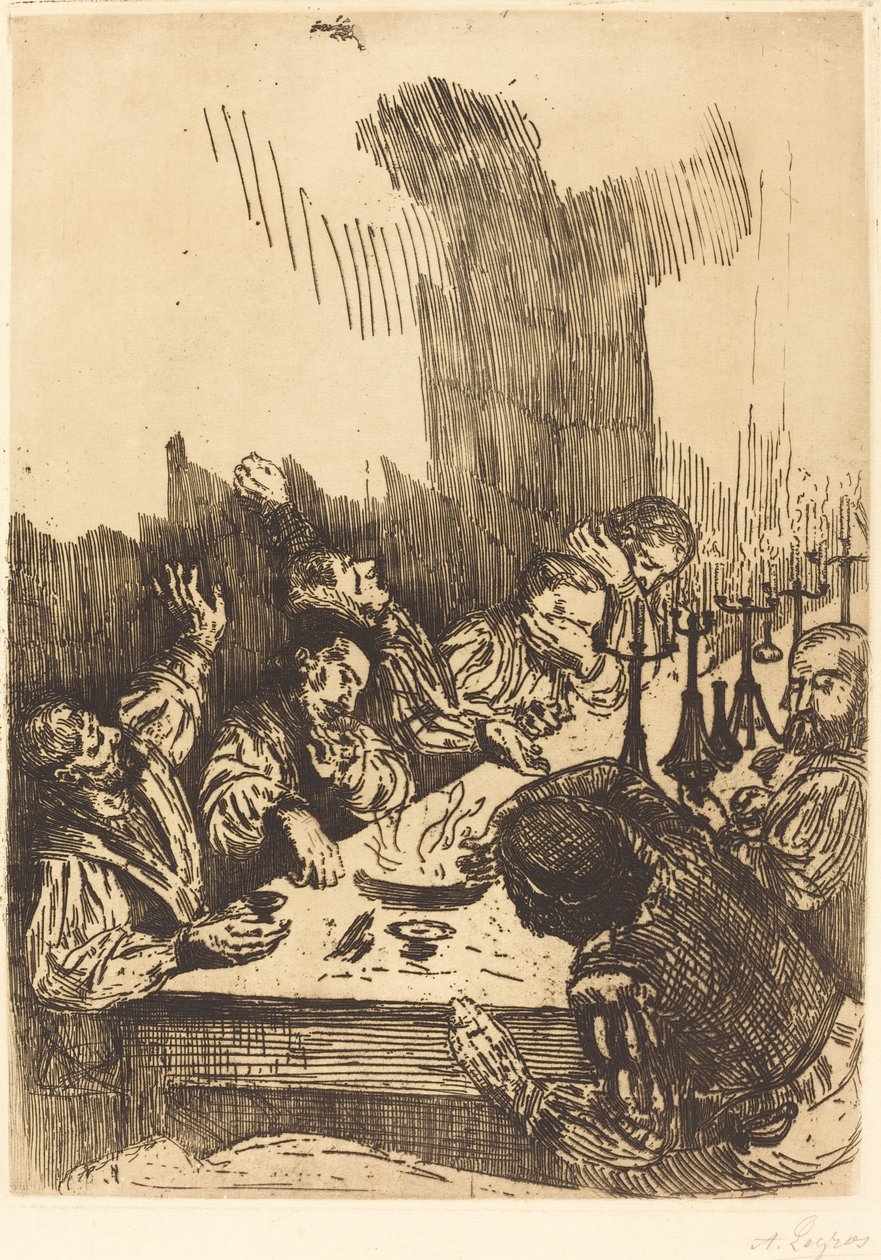 Schaduw door Alphonse Legros