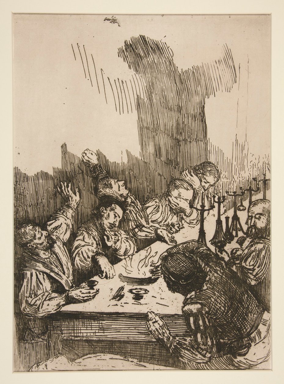 Schaduw (Ombre) door Alphonse Legros