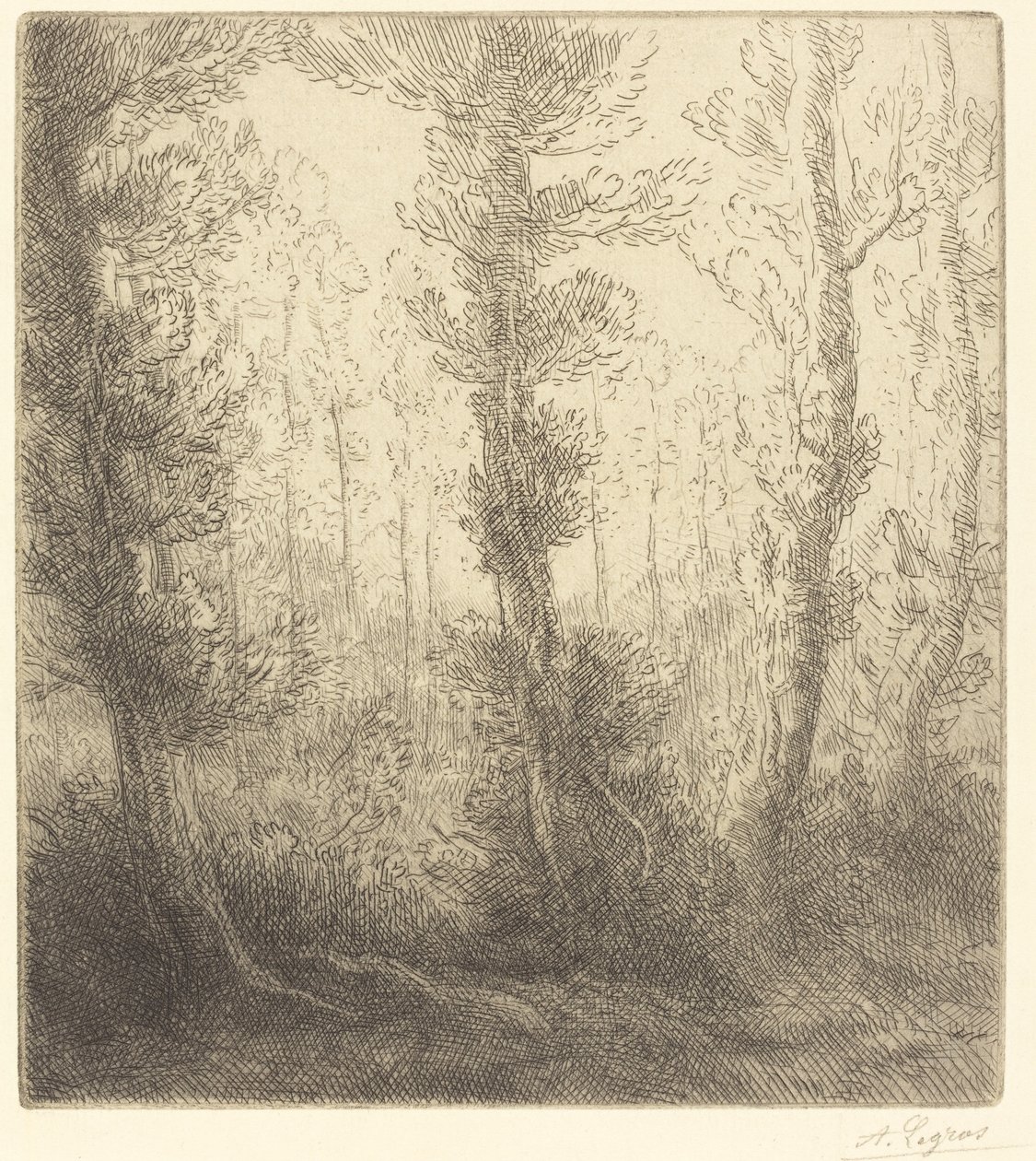 Klein Meer (Le petit lac) door Alphonse Legros