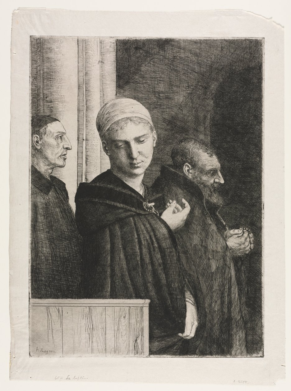 De Doop door Alphonse Legros