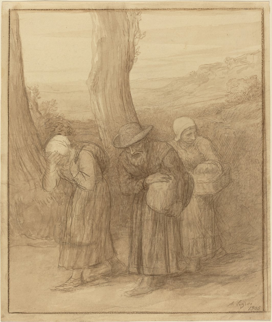 Het Vertrek door Alphonse Legros