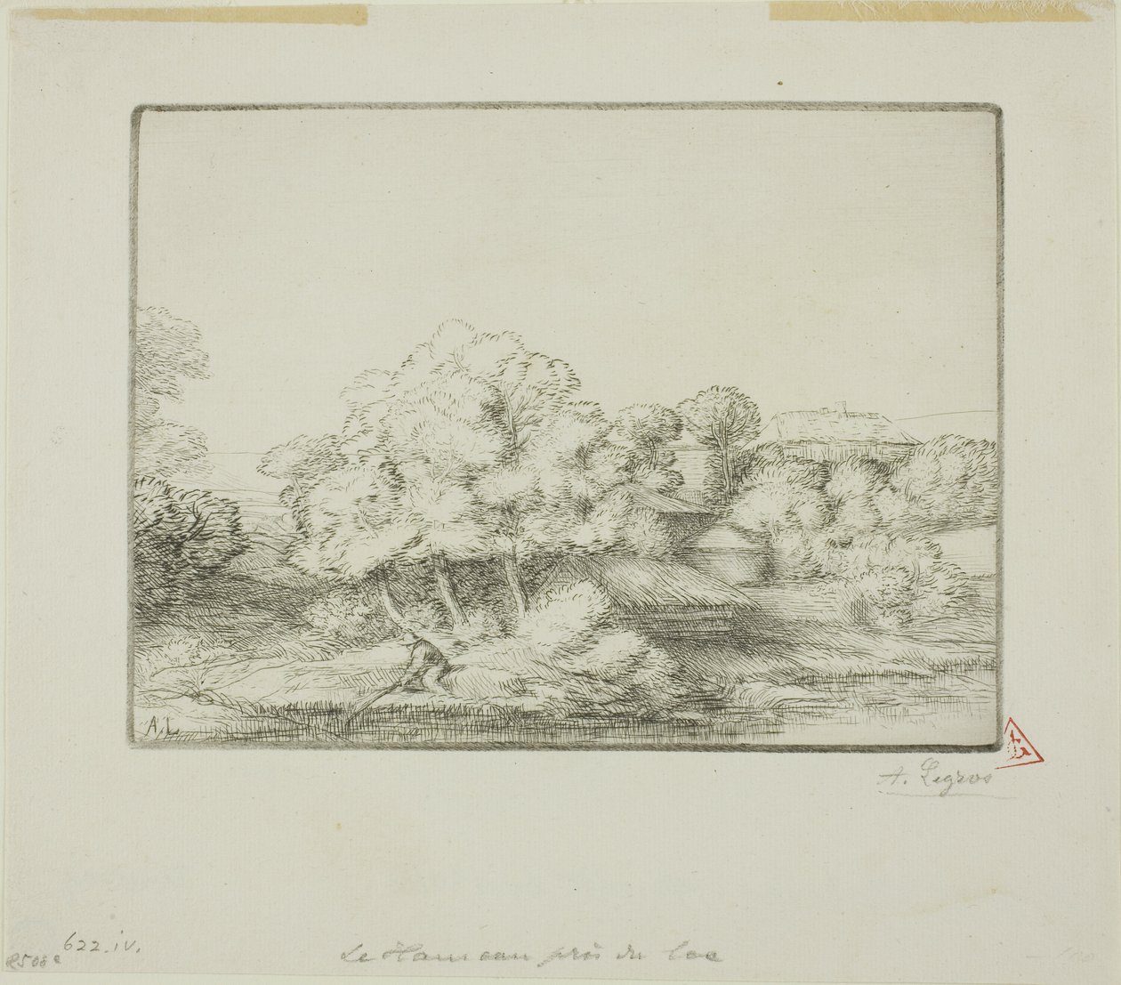 Het Dorp bij het Meer door Alphonse Legros