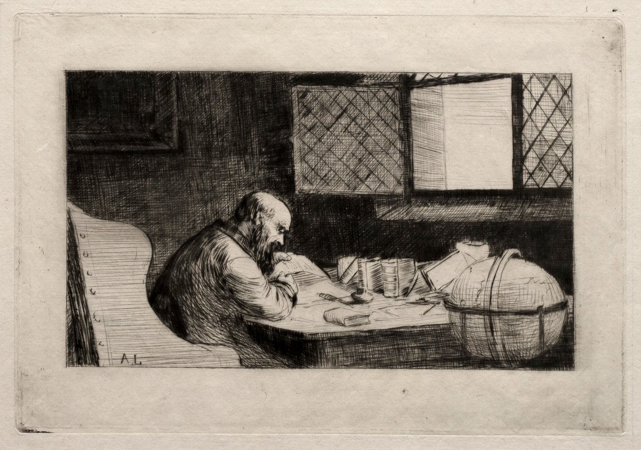 De filosoof door Alphonse Legros