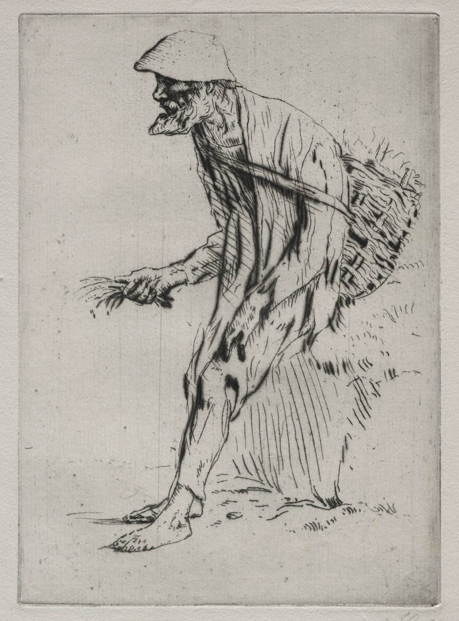 De rode pimpernelverkoper door Alphonse Legros