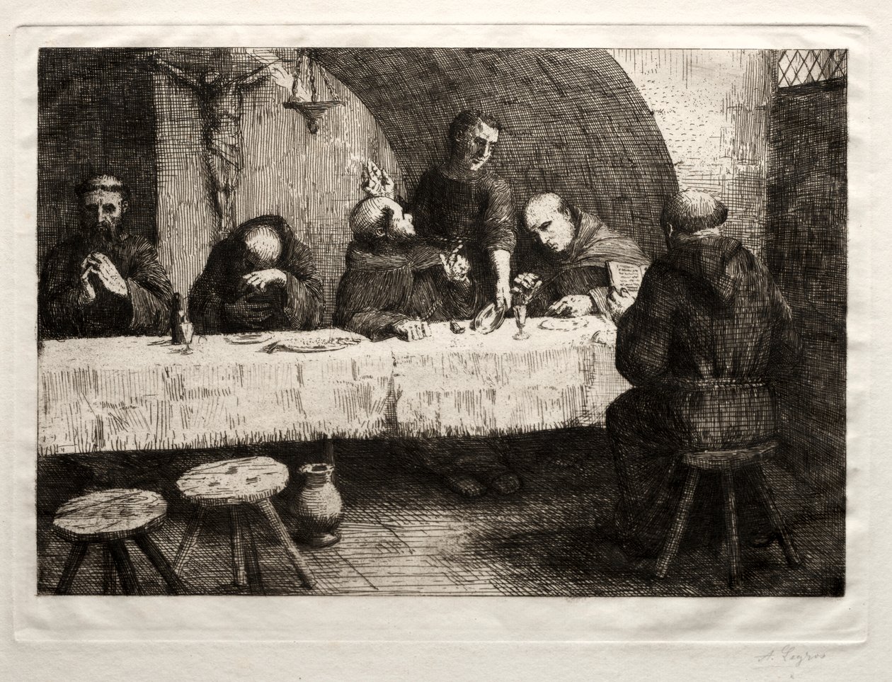 De Refter door Alphonse Legros