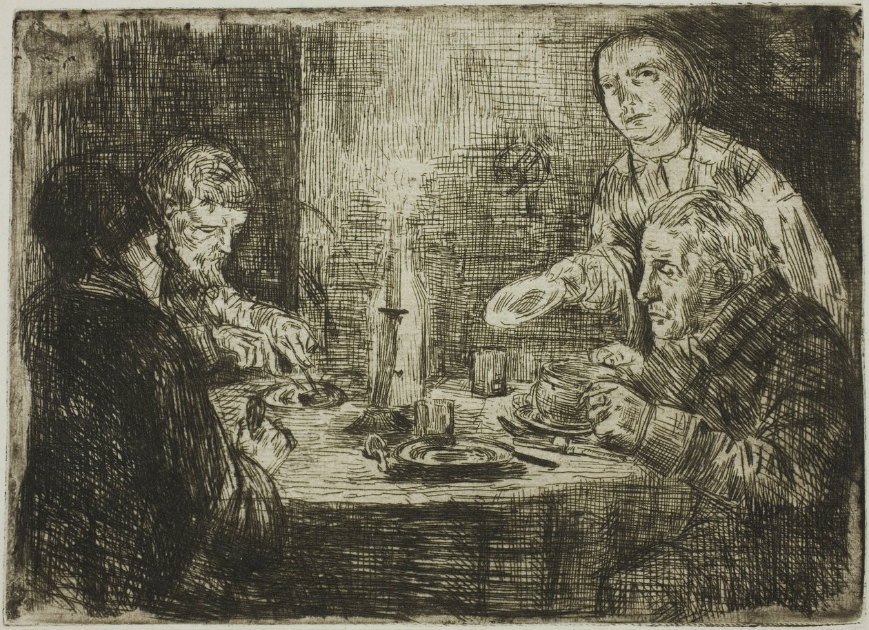 Het Avondmaal door Alphonse Legros