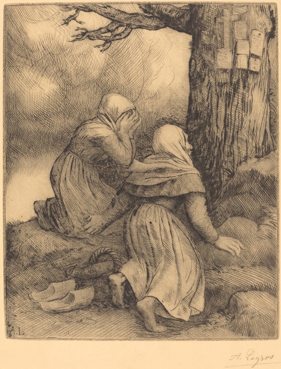 De boom van verlossing door Alphonse Legros