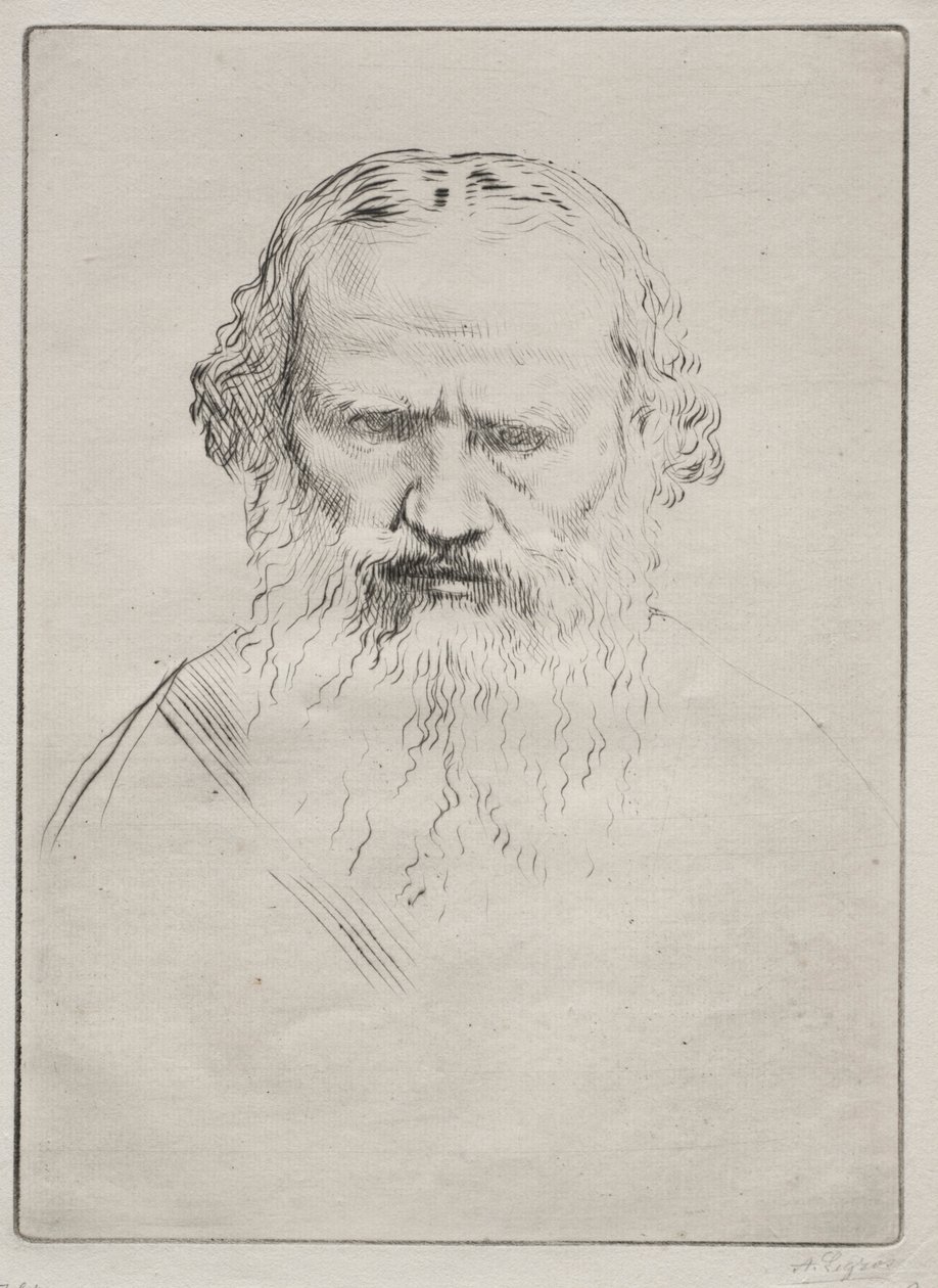 Tolstoi door Alphonse Legros