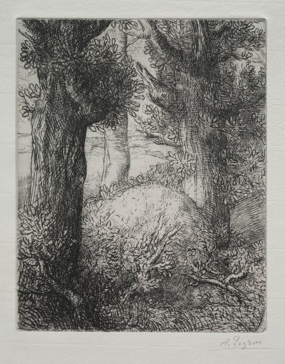 Gallische Tumulus door Alphonse Legros