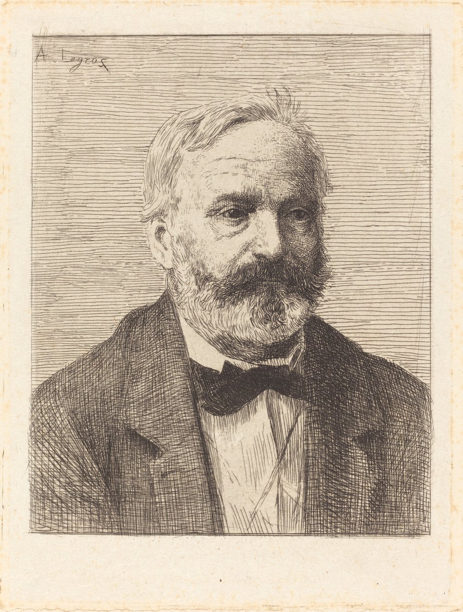 Victor Hugo, 1e plaat door Alphonse Legros