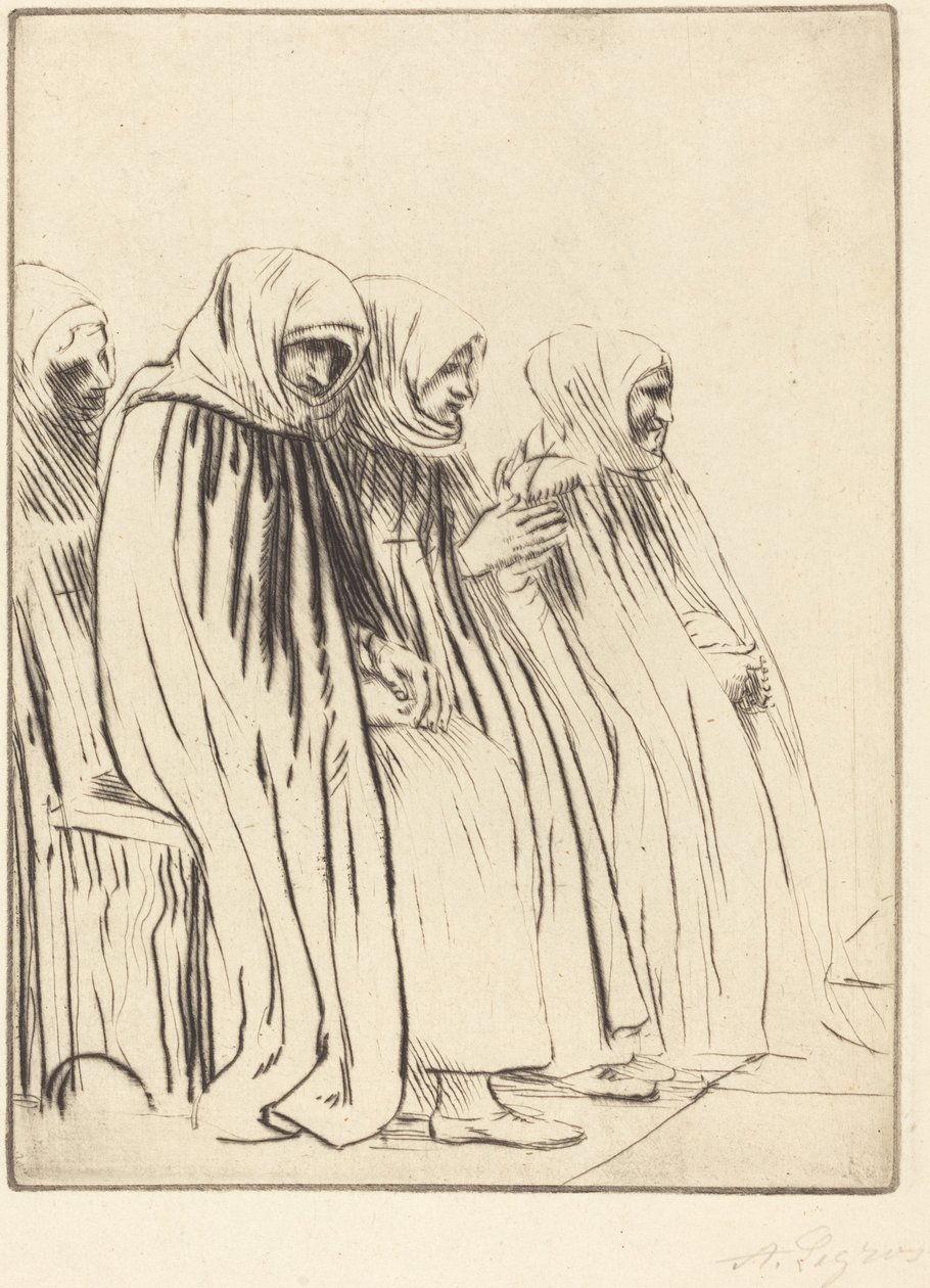 Vrouwen van Brussel door Alphonse Legros