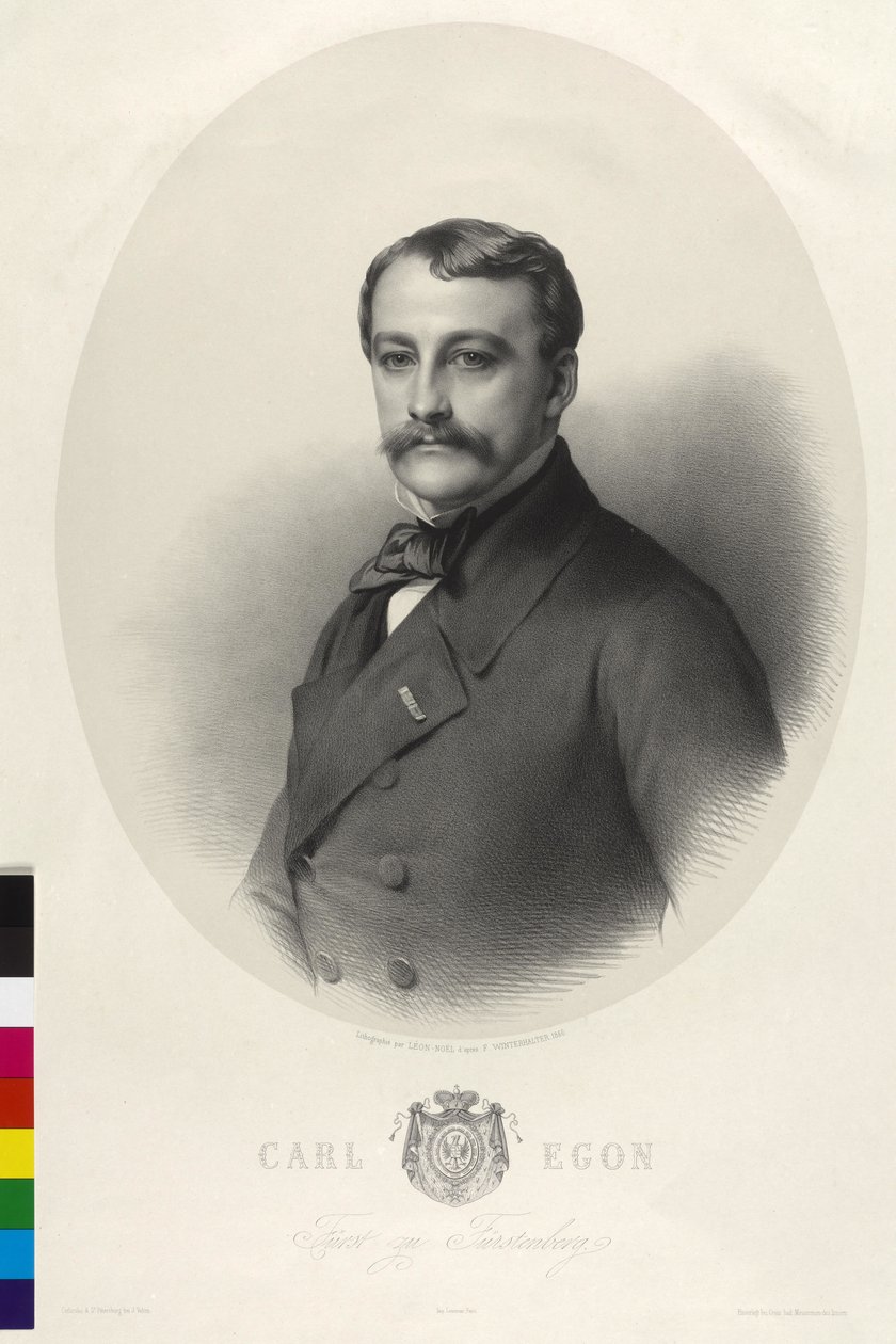 Carl Egon Prins van Fürstenberg door Alphonse Leon Noel