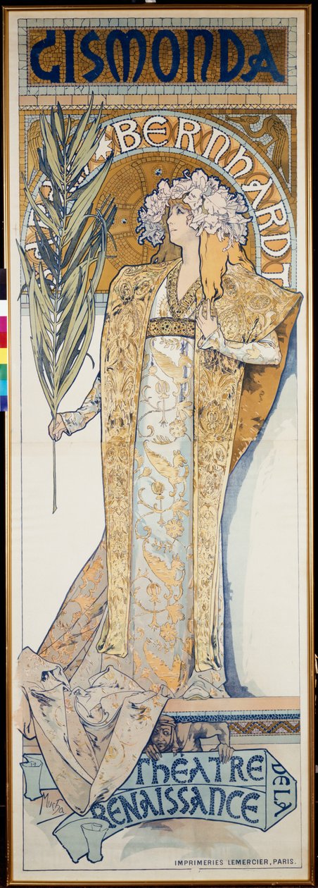 Gismonda, Théâtre de la Renaissance door Alphonse Mucha