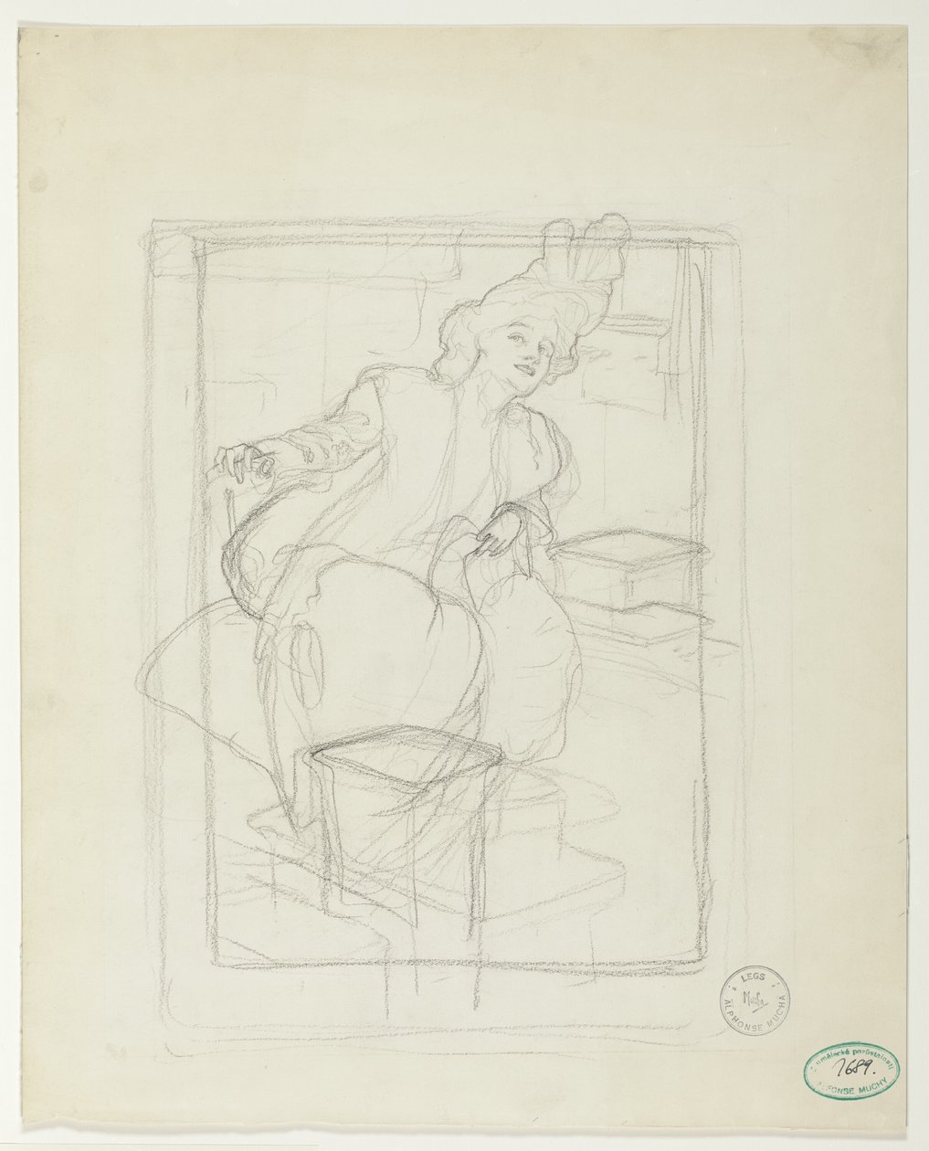 Sarah Bernhardt door Alphonse Marie Mucha