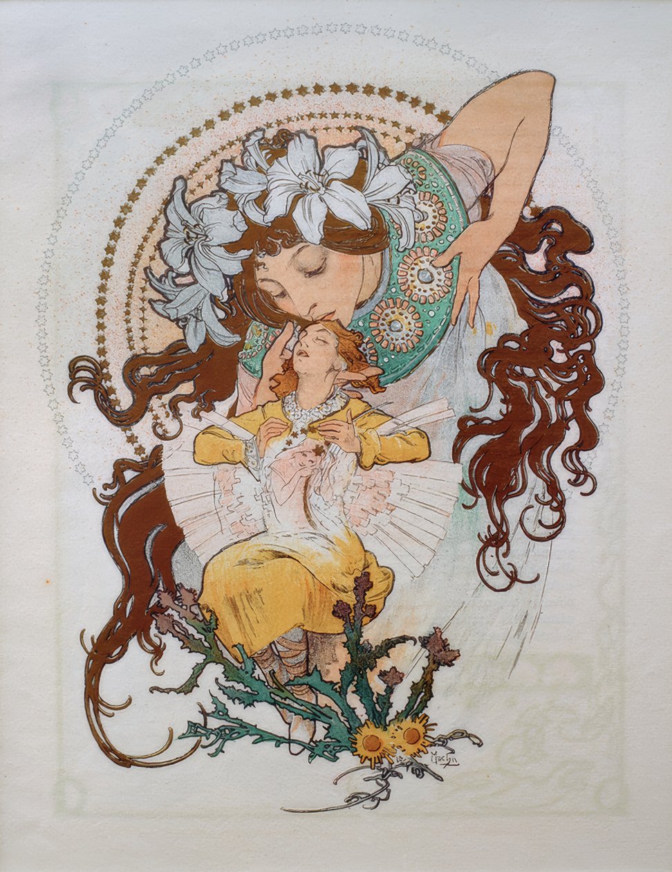 R. de Flers, Ilsee / Ill. v. Mucha door Alphonse Mucha