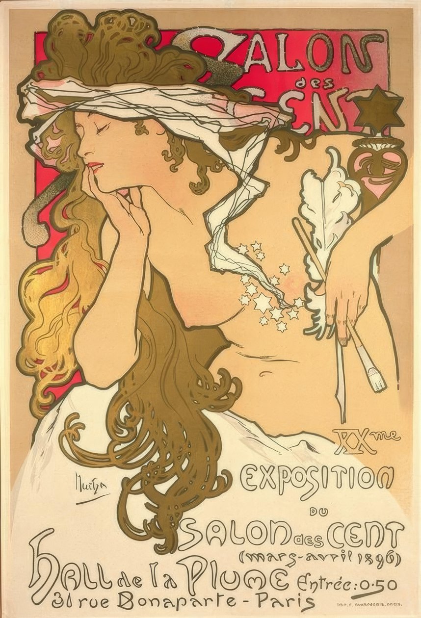 Salon des Cent door Alphonse Mucha