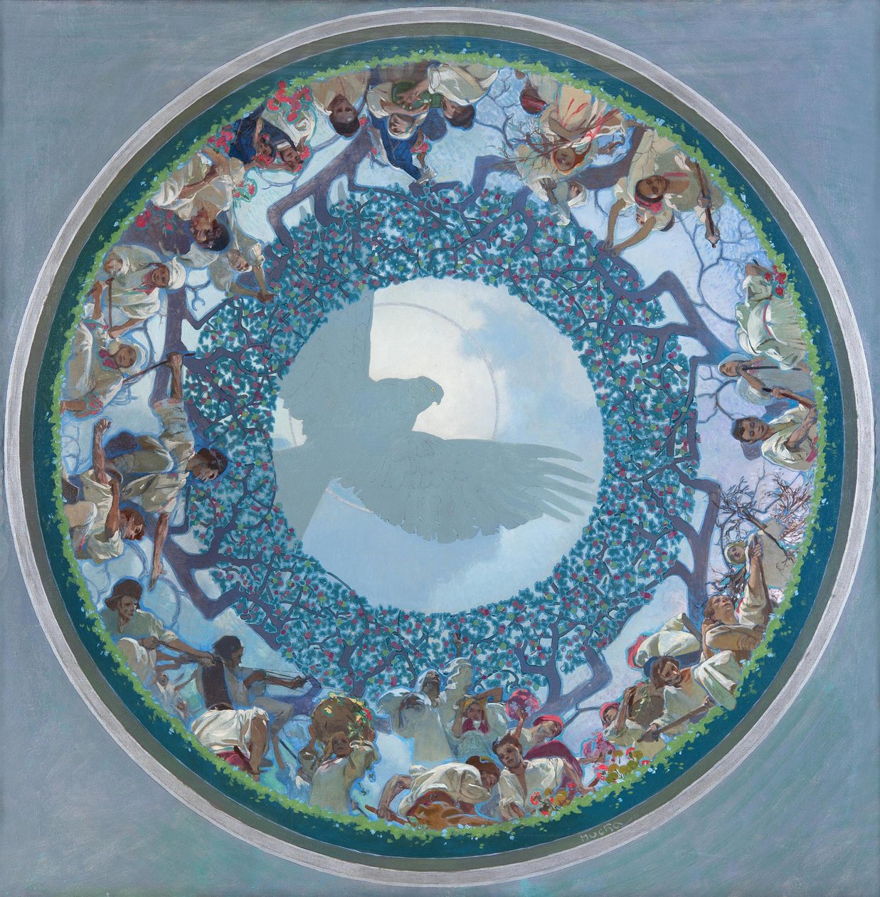 De Slavische Eenheid door Alphonse Mucha