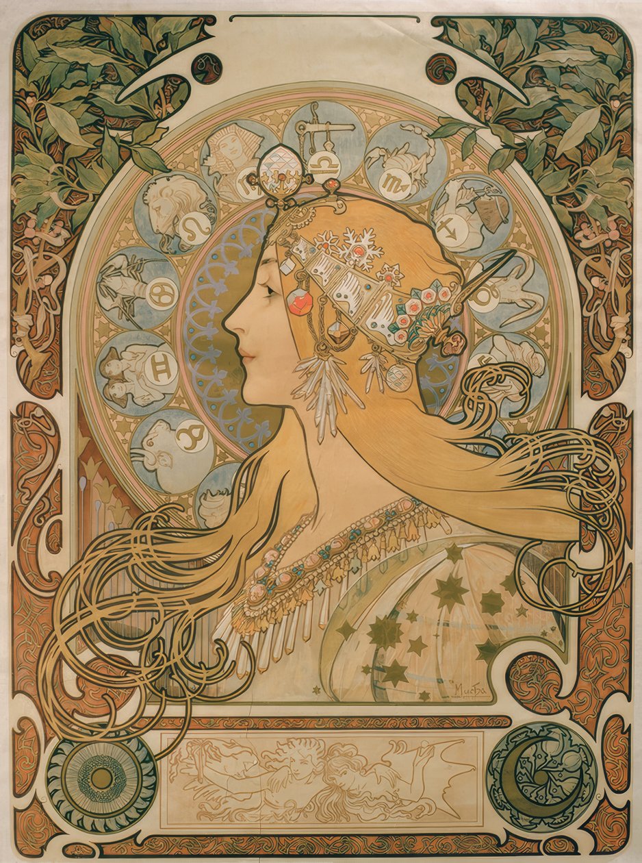 Dierenriem door Alphonse Mucha