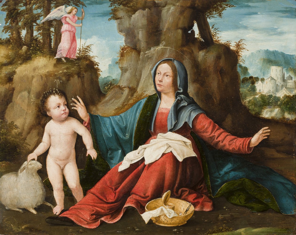De Visie van de Maagd Maria door Altobello Melone
